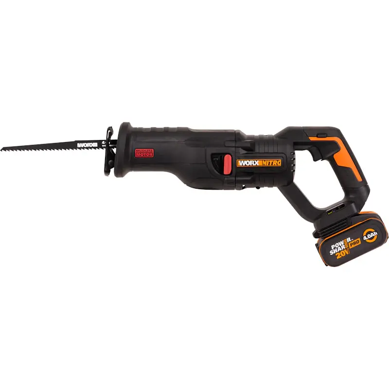 WORX WX516 сабельная пила аккумуляторная (1 x 4 Ач, ЗУ)