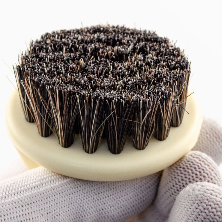 Щётка для фейда круглая [молочный]