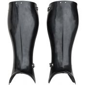 Наголенники пластиковые анатомические двухстворчатые (пара). Серия "Оникс"