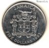 Ямайка 5 долларов 1993