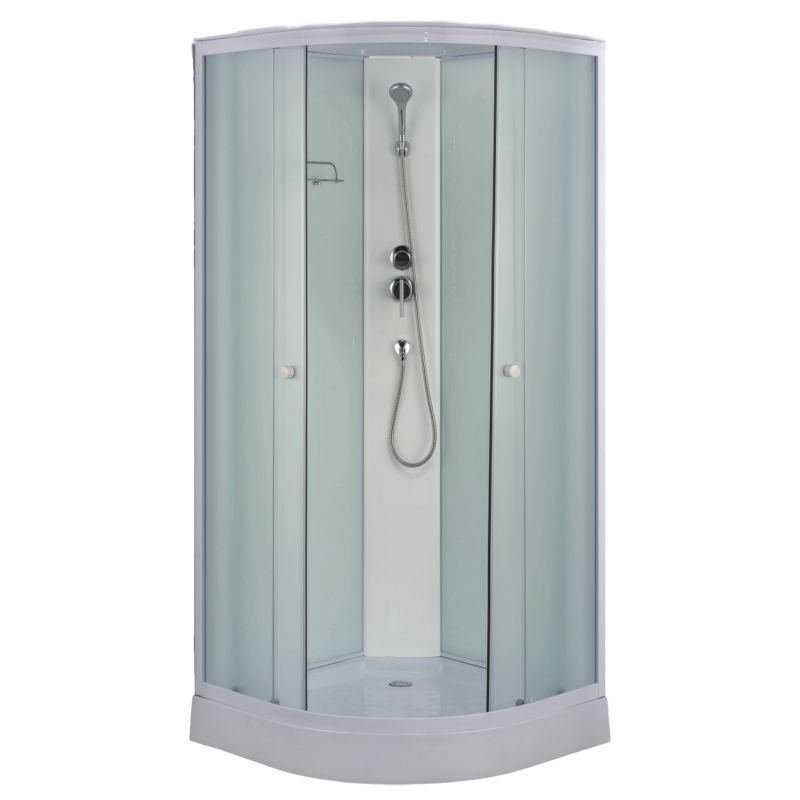 Душевая кабина Loranto 90х90, поддон 14 см, матовое стекло CS-881ED13TM/W-90