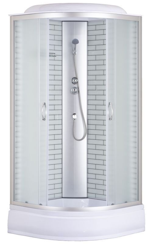 Душевая кабина Loranto 90х90 поддон 25 см, CS-6690-25FW 90