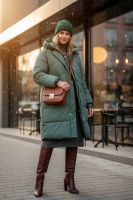 Зимняя куртка большие размеры арт.8837 [бирюзовый]