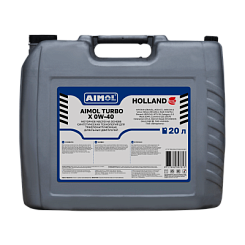 AIMOL Turbo X 0W-40, 20л