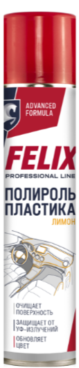 Полироль пластика Лимон Felix, 400мл