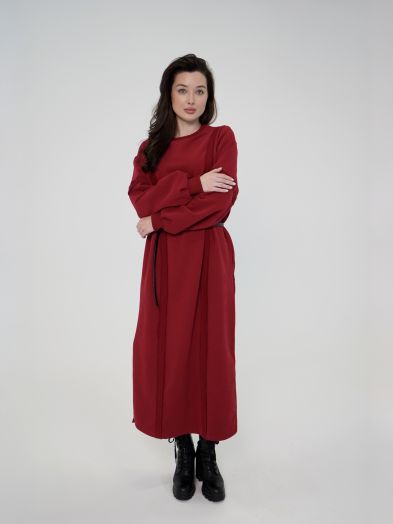 Платье Teta брусника