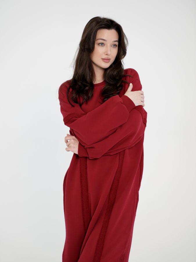 Платье Teta брусника