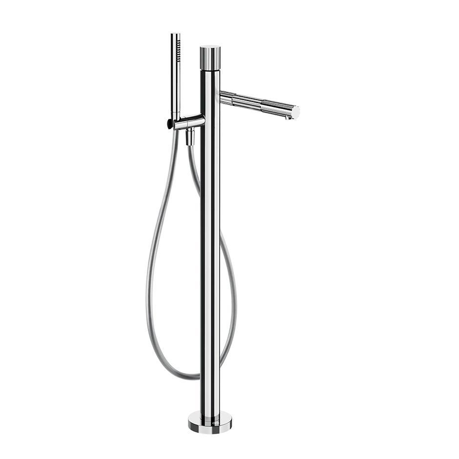 Смеситель для ванны Gessi Incastri 75028 напольный с ручным душем ФОТО