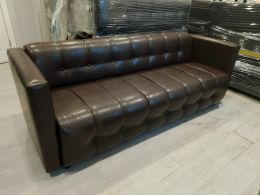 Диван Босс 215см коричневая экокожа (ш2150*г750*в750мм)