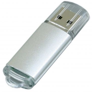 Флешка ASSORTI 16 Gb серебристая
