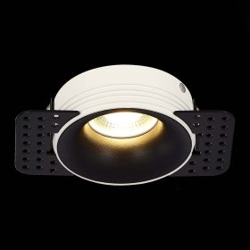 ST218.548.01 Св-к встр. Белый GU10 1*50W  IP20 D78xH30 165-265V Без ламп