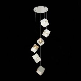 SL1182.103.06 Светильник подвесной ST-Luce Хром/Прозрачный, Хром G9 6*5W