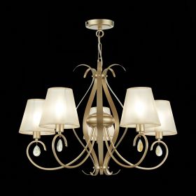 SLE111403-05 Светильник подвесной Шампань/Шампань E14 5*40W