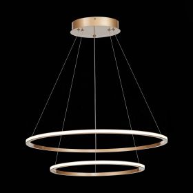 ST604.243.56 Светильник подвесной ST-Luce Золотистый/Белый LED 1*56W 4000K