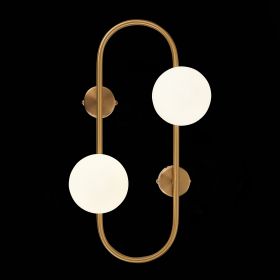 SL1149.301.02 Бра ST-Luce Латунь/Белый G9 2*5W