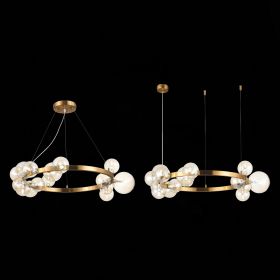 SL1165.303.15 Светильник подвесной ST-Luce Бронза/Коньячный G4 15*5W