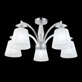 SL1756.102.05 Светильник потолочный ST-Luce Хром/Светло-серый E14 5*40W