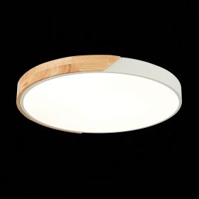 SLE200952-01 Светильник потолочный Белый, Светлое дерево/Белый LED 1*45W 3000K/4000K/6000K