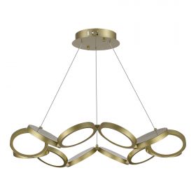 SL6508.203.01 Светильник подвесной ST-Luce Матово Золотистый/Белый LED 1*60W 4000K