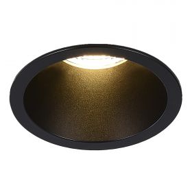 ST754.438.07 Св-к встр. Черный LED 1*7W 3000K 560Lm Ra80 60° IP20 D60xH79 100-240V