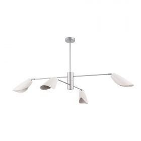 SLE1254-103-04 Светильник подвесной Серебристый/Белый E14 4*60W