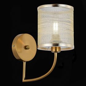SLE1119-301-01 Светильник настенный Латунь/Шампань E14 1*40W