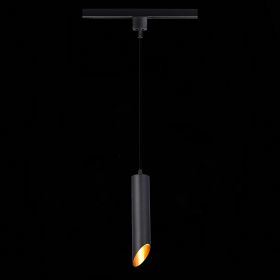 ST152.406.01 Светильник трековый Черный GU10 1*50W IP20 D60xH300 220V Без ламп