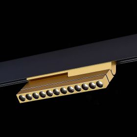 ST805.246.12 Магнитный трековый светильник Золотистый LED 1*12W 4000K 550Lm Ra>90 36° IP20 L220xW22x