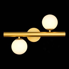 SL1185.201.02 Бра ST-Luce Золотистый/Белый G9 2*5W