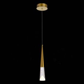 SL6111.203.01 Люстра подвесная ST-Luce Золотистый/Прозрачный LED 1*3W 3000K