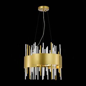 SL1633.203.08 Люстра подвесная ST-Luce Матовое золото/Матовое золото,Прозрачный E14 8*40W