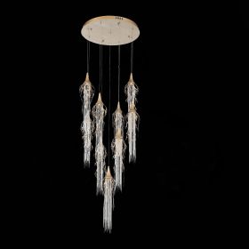 SL1116.203.09 Светильник подвесной ST-Luce Золотой с патиной/Золотой с  патиной, Никель LED 9*5W 300