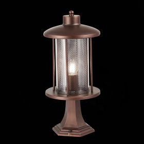 SL080.405.01 Светильник уличный наземный ST-Luce Темный кофе/Прозрачный, Темный кофе E27 1*60W