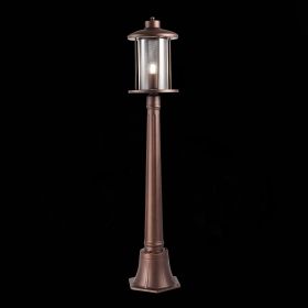 SL080.415.01 Светильник уличный наземный ST-Luce Темный кофе/Прозрачный, Темный кофе E27 1*60W