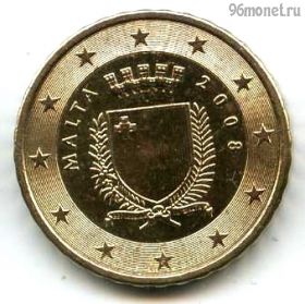 Мальта 10 евроцентов 2008