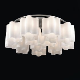 SL116.052.12 Люстра потолочная ST-Luce Серебристый/Белый E27 12*60W (из 2-х коробок).