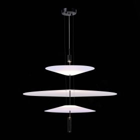 SL6101.423.01 Люстра подвесная ST-Luce Черный/Белый LED 1*15W 3000K.