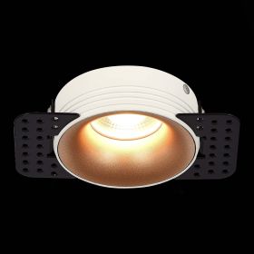 ST218.528.01 Св-к встр. Белый GU10 1*50W  IP20 D78xH30 165-265V Без ламп.