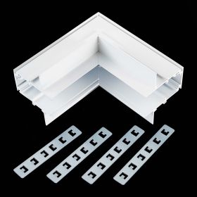 ST007.549.00 Внутренний угол-соединитель для встраиваемого магнитного шинопровода ST-Luce Белый.