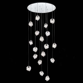 SL1175.103.18 Светильник подвесной ST-Luce Хром/Прозрачный E14 18*40W.