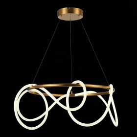 SL6102.303.55 Светильник подвесной ST-Luce Латунь/Белый LED 1*35W 4000K.