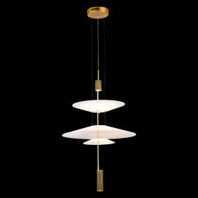 SL6101.213.01 Люстра подвесная ST-Luce Золотистый/Белый LED 1*15W 3000K.
