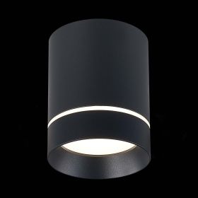 ST115.442.12 Светильник потолочный Черный LED 1*12W 4000K 840Lm Ra>90 120° IP20 D79xH100 170-240V.