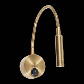 ST653.331.01 Светильник настенный ST-Luce Бронза/Бронза LED 1*3W 3000K.