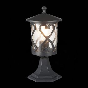 SL085.405.01 Светильник уличный наземный ST-Luce Черный/Черный, Прозрачный E27 1*60W.