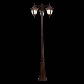 SL083.705.03 Светильник уличный наземный ST-Luce Кофейный/Кофейный, Прозрачный E27 3*60W.