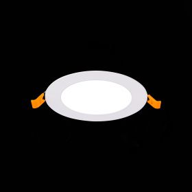 ST209.548.06 Св-к встр. Белый LED 1*6W 4000K 370Lm Ra80 110° IP20 D120xH8 90-265V.