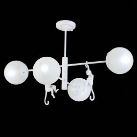 SLE115102-04 Светильник потолочный Белый/Белый E14 4*60W.