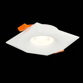 ST203.508.01 Св-к встр. Белый GU10 1*50W  L95xW95xH25 220V Без ламп.