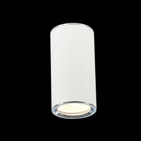 ST111.507.01 Светильник потолочный Белый GU10 1*50W  D54xH105 220V Без ламп.